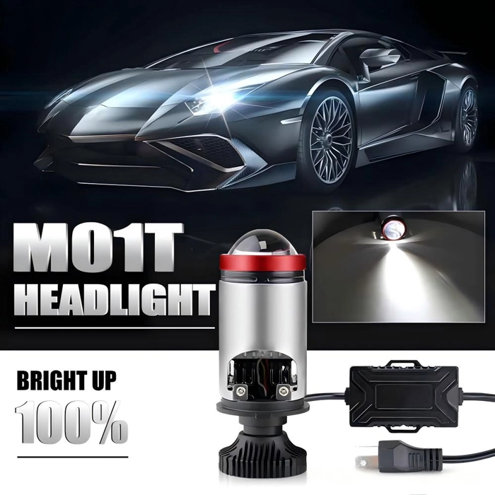 H4 Car Double Lens Led Headlight (2)