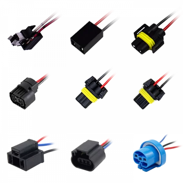 H8 H9 Female Adapter H9 Halogen Connector H11 Bulb Socket (1)