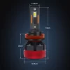 HB3 9006 HB4 6500K LED Car Headlamp Replacement Lights (1)