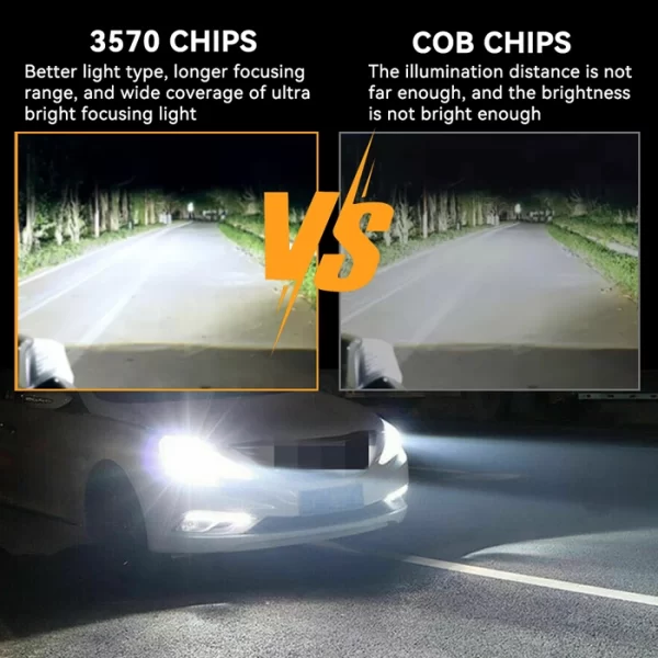 Hi Low Beam Aluminum Car Driving Lights Headlamp (2)