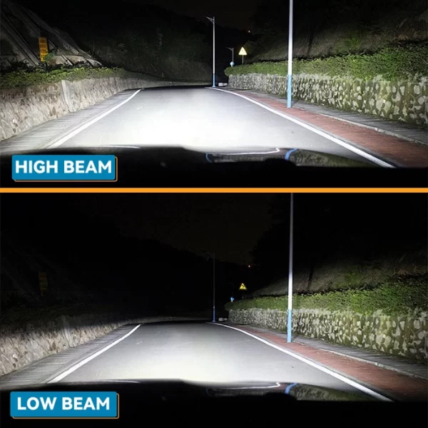 Hi Low Beam Aluminum Car Driving Lights Headlamp (3)