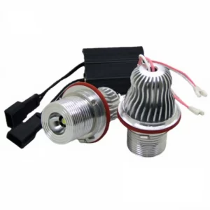 Liwiny 10w LED Angel Eyes Marker Headlight Bulb Xenon White halo Light For E39 (3)