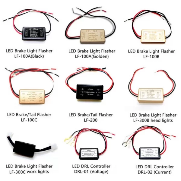 Liwiny 12V Strobe Flasher Flashing Controller Box Flash Strobe