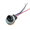 Liwiny 3157 LED Bulb Brake Signal Light Socket Extension Wiring Harness (2)