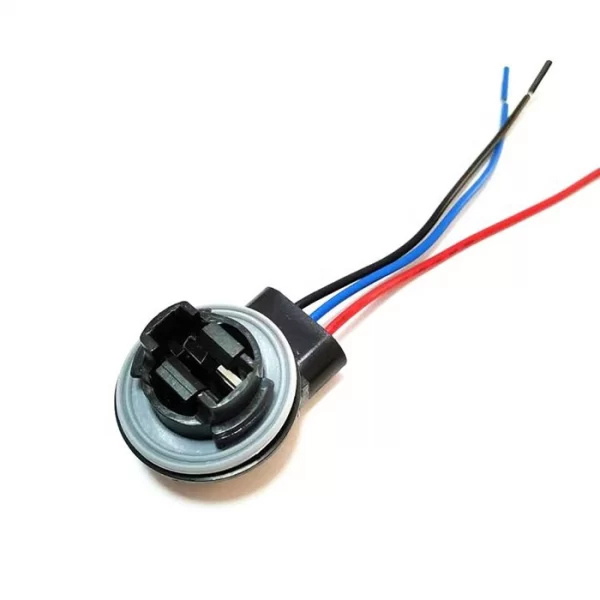 Liwiny 3157 LED Bulb Brake Signal Light Socket Extension Wiring Harness (2)