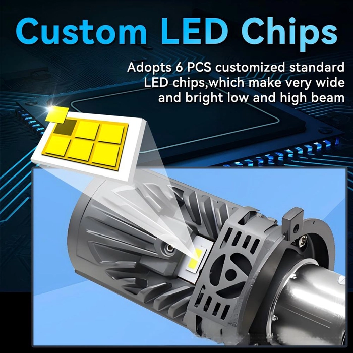 Liwiny Aluminum Led Projector Bulbs Canbus (2)(1)