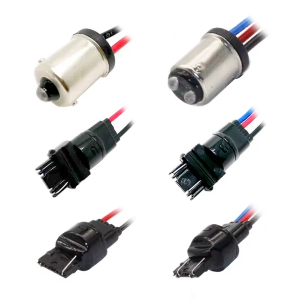 Liwiny Auto Lighting Systems T20 Male Connector 7440 Plug Pigtail (6)