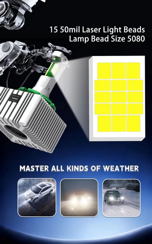 Liwiny D1S D3S D8S LED Lamps 6000K Fusion Matrix (3)