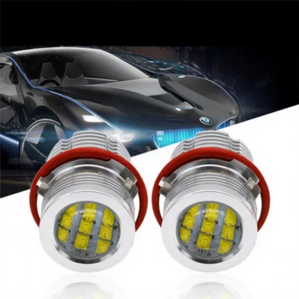 Liwiny Error Free LED Angel Eyes Marker Lights Bulbs White Yellow Blue Red for E39 (1)