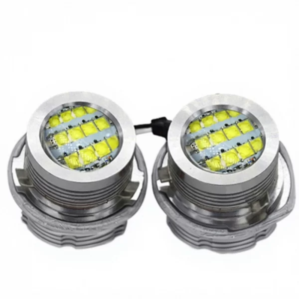 Liwiny Error Free LED Angel Eyes Marker Lights Bulbs White Yellow Blue Red for E39 (2)