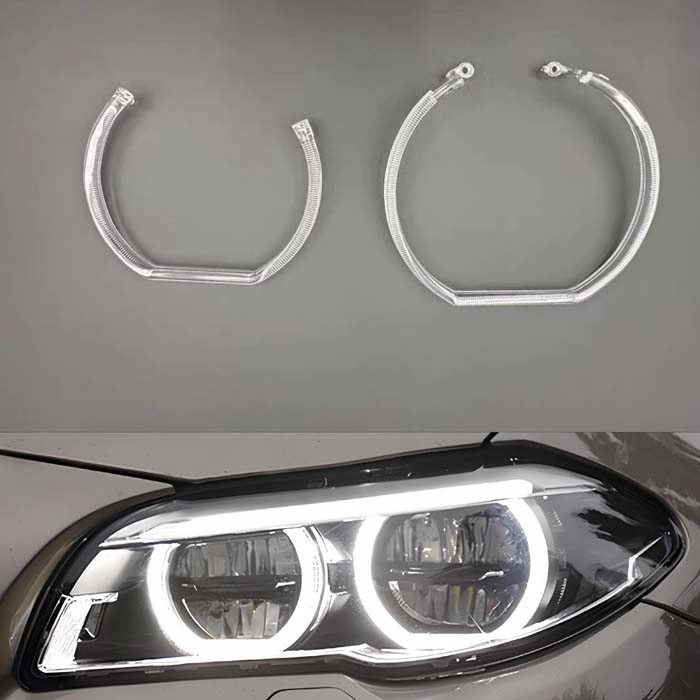 Liwiny Full LED Headlight DRL Tube Acrylic Tube Light Bar (2)