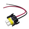 Liwiny H11 H9 H8 Led Connector Socket Pigtail Ceramic (2)