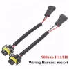 Liwiny H11 to 9006 Headlights Conversion Pigtail Connectors Wiring Harness (1)