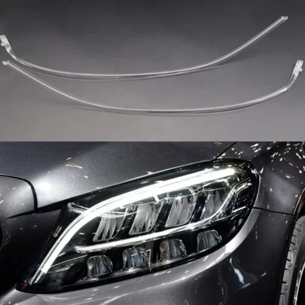 Liwiny Headlight DRL Tube Acrylic Tube Light Bars (1)