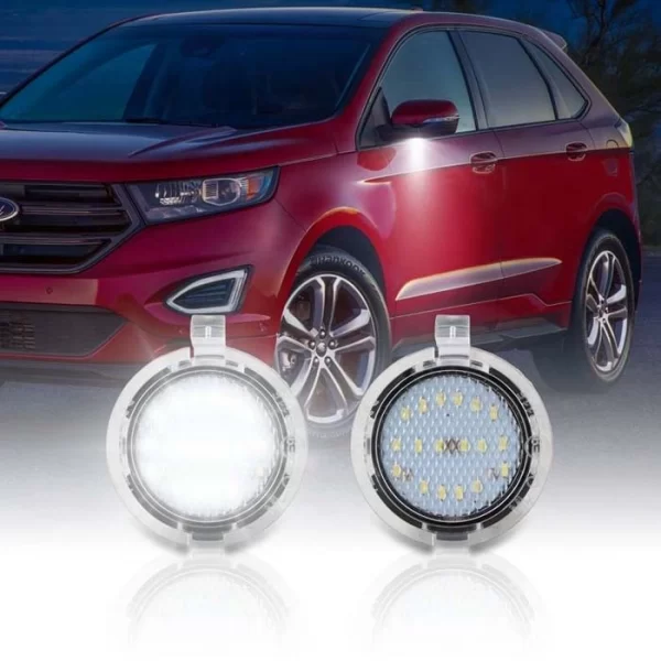 Liwiny LED Under Mirror Puddle Light for Toyota Tundra Ford Edge Ford Explorer Mondeo Taurus (1)
