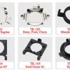 Liwiny LTK-132 LED Headlight Bulb Holders Adapters (1)