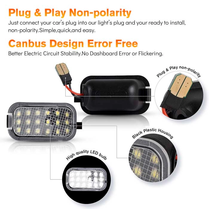 Liwiny Mirror Light Puddle Light LED Lamp Assembly (3)