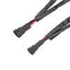 Male to Female 2 Way for Truck Pickup LED Wire Cable Plug (1)