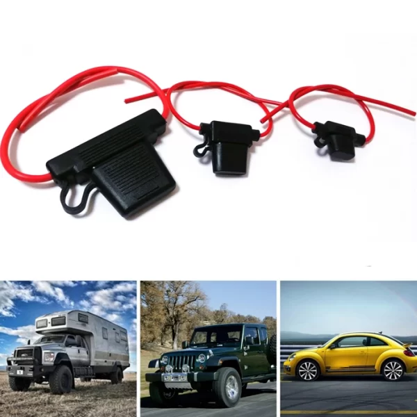Waterproof Add-a-circuit Mini Inline Tap Adapter Auto Car Blade Fuse Holder (1)