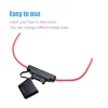 Waterproof Add-a-circuit Mini Inline Tap Adapter Auto Car Blade Fuse Holder (2)
