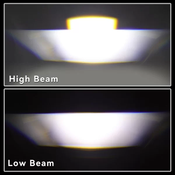 Waterproof H4 LED Lens Headlights Bulb for Universal Car (4)
