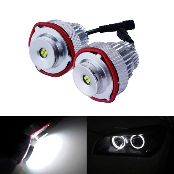 Xenon White 20W LED Angel Eye Marker Light (2)