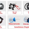 for BMW Bulb Holders Socket Adapter Clips (2)_1