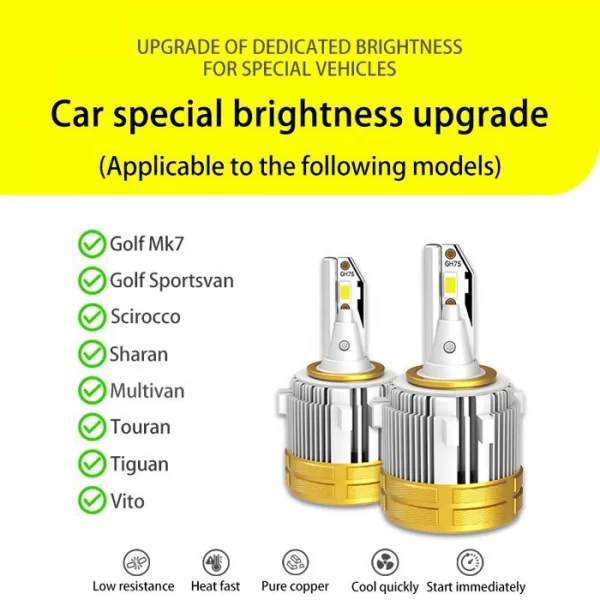 for Golf MK6 MK7 GTI Tiguan Jetta Sportwagen Low Beam (1)