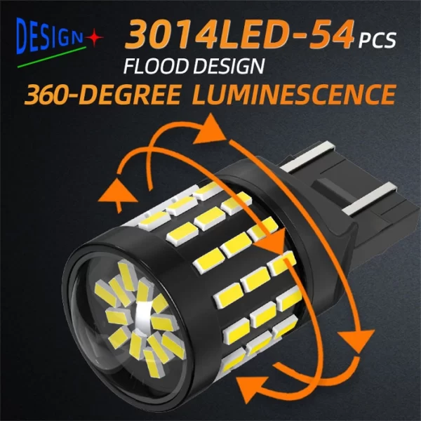1156 1157 3157 7443 54SMD White (2)