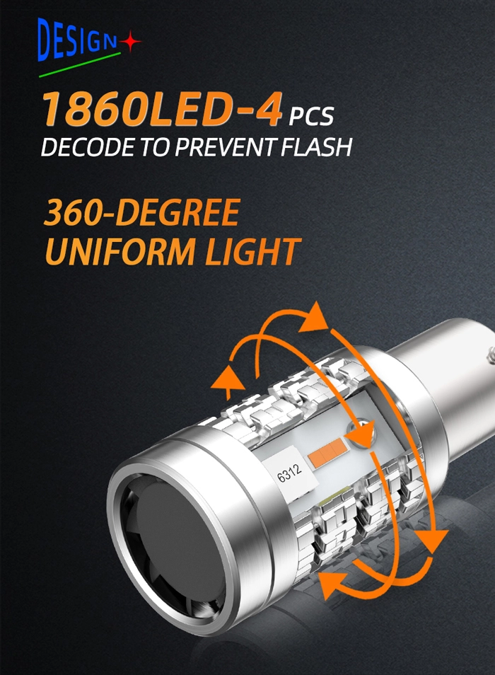 1156 3156 7440 1860 csp 4smd LED Bulb (1)