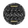 7 Headlights with DRL for Hummer H1 H2 (2)