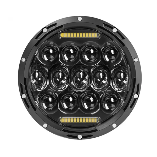 7 Headlights with DRL for Hummer H1 H2 (2)