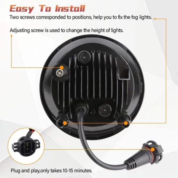 Bumper Fog Light Assembly (2)
