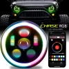 Chasing RGB Led Front Headlight (1)(1)