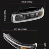 Led Headlights for 1999-2002 Chevy Silverado 1500 (2)(1)