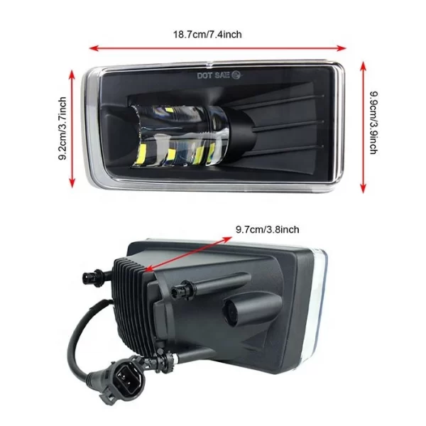 Liwiny 12V LED Fog Light (2)