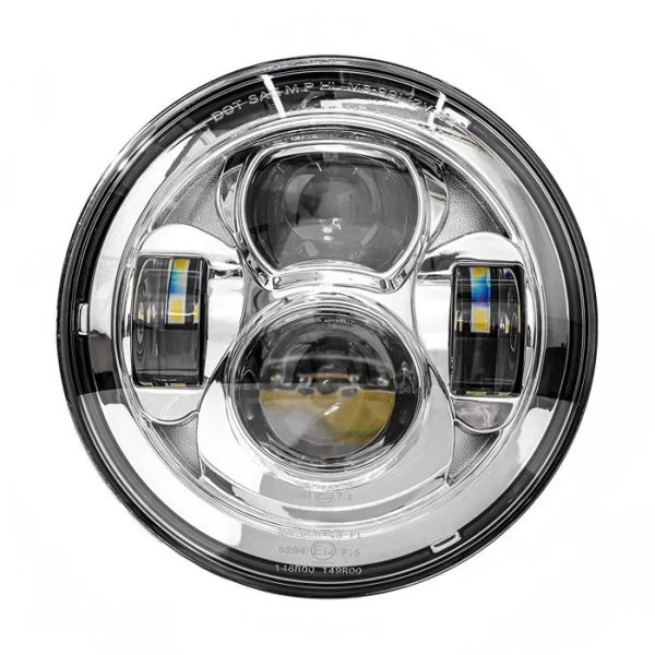 Liwiny 7'' Round LED Headlight Assembly (2)(1)