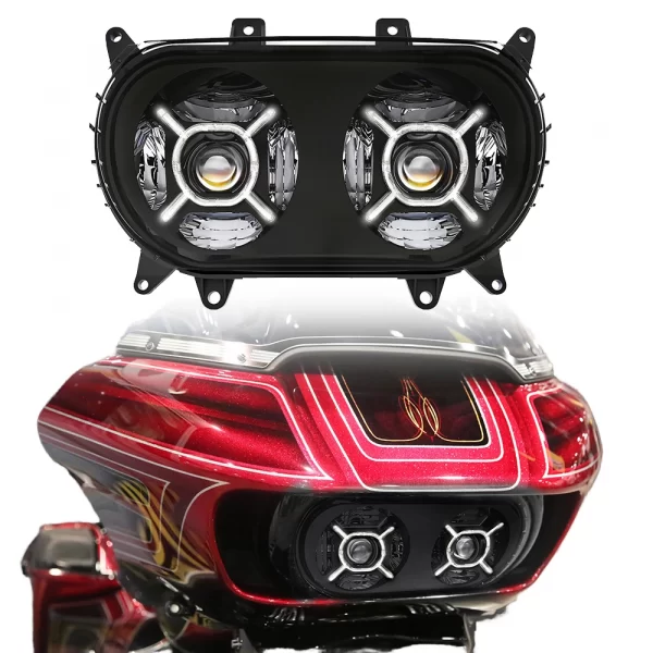 Liwiny Dual Beam Front Natural White LED Headlight (1)