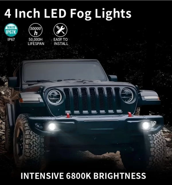 Liwiny LED Fog Light Kit(1)