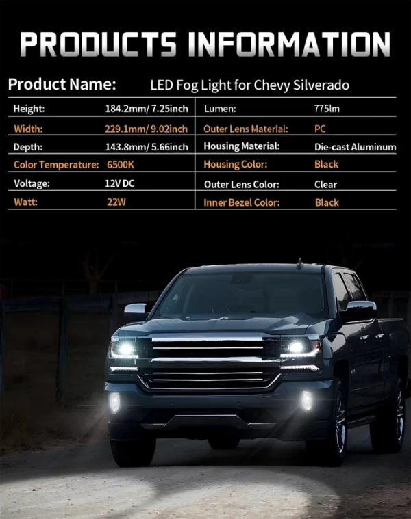 Liwiny Led Fog Light Kit (2)