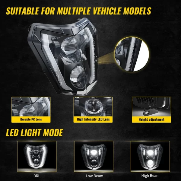 Liwiny Motorbike LED Headlight (3)
