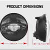 Round Fog Light for Chevy GMC Ford (7)