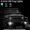 for 07-13 Jeep Wrangler Unlimited 4-Door 2-Door Fog Lamp (2)