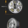 for Harley Davidson Round Motorcycle Headlight (2)